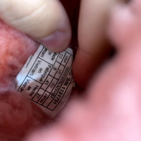 Ugg Pink Shearling Sling Back Slippers - Picture 3 of 6